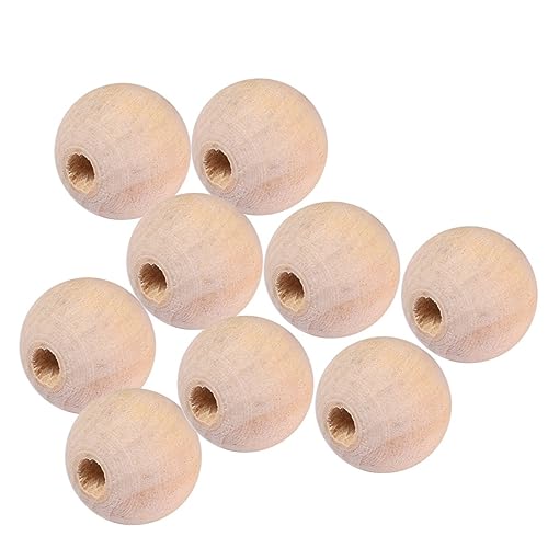DOITOOL 1 Satz Runde Holzperlen Natürliche Farbe Bastelperlen Für Diy Schmuck Und Dekoration Für Kreative Projekte Und Anlässe 300 Stück von DOITOOL