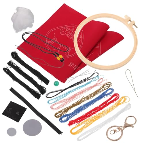 DOITOOL 1 Satz Schlüsselanhänger diy bausatz diy kits stickerpappier geldbörse brieftaschen geldbrse Stickerei Stoff Zubehör Mini Nähen praktische Sticksets Stickgarn für zu Hause Kabel DOITOOL 1 Satz Schlüsselanhänger diy bausatz diy kits stickerpappier geldbörse brieftaschen geldbrse Stickerei Stoff Zubehör Mini Nähen praktische Sticksets Stickgarn für zu Hause Kabel von DOITOOL