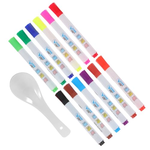 DOITOOL 1 Satz Schwimmenden Whiteboard Markern mit Löffel Abwischbar Farbenfroh für Klassenzimmer Einfach zu Bedienen Geschenkidee für Feiertage DOITOOL 1 Satz Schwimmenden Whiteboard Markern mit Löffel Abwischbar Farbenfroh für Klassenzimmer Einfach zu Bedienen Geschenkidee für Feiertage von DOITOOL