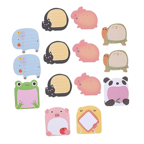 DOITOOL 1 Satz Selbstklebende Cartoon Haftnotizen Niedliche Tier Memo Pads Für Schule Büro Und Zuhause Praktisch Für Notizen Und Erinnerungen Stück von DOITOOL