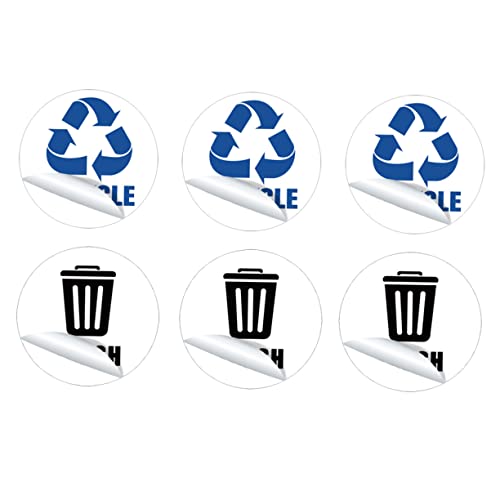 DOITOOL 1 Satz Selbstklebende Mülltrennungsaufkleber Recycling Für Mülleimer Und Langlebig Für Organisation Von Abfallbehältern Im Innen Und Außenbereich 6 Stück DOITOOL 1 Satz Selbstklebende Mülltrennungsaufkleber Recycling Für Mülleimer Und Langlebig Für Organisation Von Abfallbehältern Im Innen Und Außenbereich 6 Stück von DOITOOL