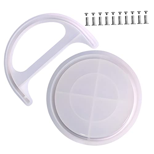 DOITOOL 1 Satz Silikon Eiswürfelbehälter Set mit Griff Bastel Fassform für Epoxidharz Aufbewahrungswerkzeug Einfach zu Entformen Langlebig und Vielseitig für Diy Projekte von DOITOOL