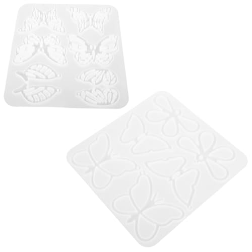 DOITOOL 1 Satz Silikonformen für DIY Schmuckform Ohrringform aus Silikon Ohrringformen Schmuck Form für Schmuckanhänger Gießform für Anhänger Formen aus Epoxidharz Anhängerform Metall Weiß von DOITOOL