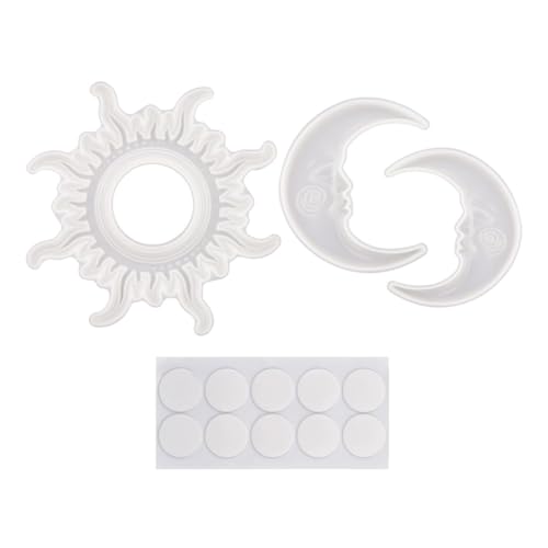 DOITOOL 1 Satz Silikonformen für Diy Wanddekoration und Mondmotive mit Rückkleber Einzigartige Gießformen für Anhänger und Handwerksprojekte für Schmuck Wandverzierungen und Heimdekoration DOITOOL 1 Satz Silikonformen für Diy Wanddekoration und Mondmotive mit Rückkleber Einzigartige Gießformen für Anhänger und Handwerksprojekte für Schmuck Wandverzierungen und Heimdekoration von DOITOOL
