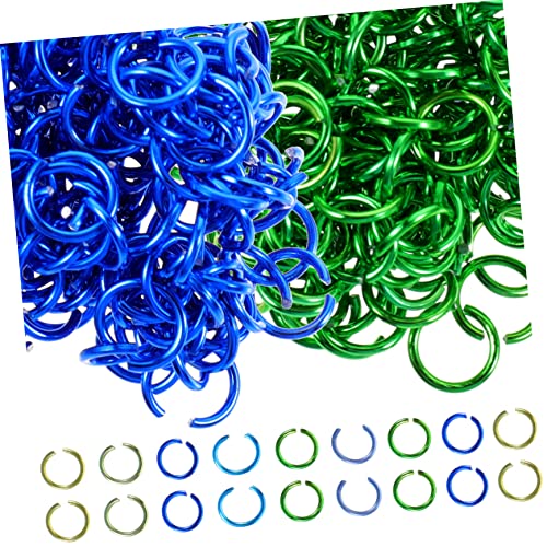 DOITOOL 1 Satz Sprungring -verbindungsring Hochzeit Perlen Schmuck Herstellung Reifen Offener Biegering Selber Machen Offene Sprungringe Ohrring Sprungringe Aluminium 2box von DOITOOL