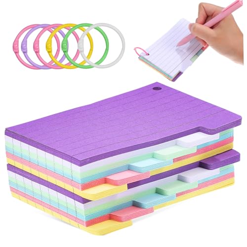 DOITOOL 1 Satz Spule Notizblock Revision Karteikarten Mit Spiralbindung Gefüttert Karteikarten Am Ring Studieren Notizkarten Mit Ringen Wortnotizkarten Papier Zufällige Farbe 300 Blatt DOITOOL 1 Satz Spule Notizblock Revision Karteikarten Mit Spiralbindung Gefüttert Karteikarten Am Ring Studieren Notizkarten Mit Ringen Wortnotizkarten Papier Zufällige Farbe 300 Blatt von DOITOOL
