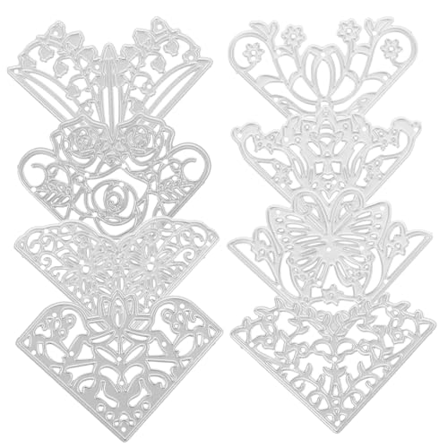 DOITOOL 1 Satz Stanzform Carbonstahl Schablonen Für Scrapbooking Kartenherstellung Und Diy Bastelprojekte Vielseitige Schneidewerkzeuge Für Bastelideen 8 Stück von DOITOOL