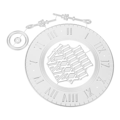 DOITOOL 1 Satz Stanzform Uhr Stanzteile Für Die Kartenherstellung Cutter Sterben Stirbt Für Die Kartenherstellung Schneiden Kartenherstellung Gestanzt Prägemappen Kohlenstoffstahl Silver von DOITOOL
