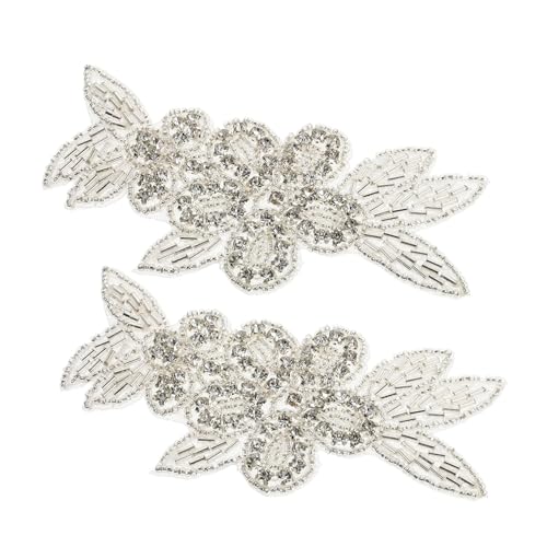 DOITOOL 1 Satz Strass Patches Für Kleidung Blumen Applikationen Zum Nähen Vielseitige Dekoration Für Hochzeitskleider Und Diy Projekte 2 Stück DOITOOL 1 Satz Strass Patches Für Kleidung Blumen Applikationen Zum Nähen Vielseitige Dekoration Für Hochzeitskleider Und Diy Projekte 2 Stück von DOITOOL