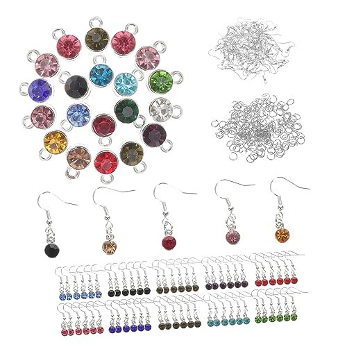 DOITOOL 1 Satz Teiliges DIY Schmuckzubehör mit Kristallanhängern Ohrhaken und Sprungringen für Ohrringe Armbänder und Schmuckprojekte DOITOOL 1 Satz Teiliges DIY Schmuckzubehör mit Kristallanhängern Ohrhaken und Sprungringen für Ohrringe Armbänder und Schmuckprojekte von DOITOOL