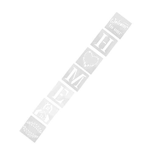 DOITOOL 1 Satz Teiliges Diy Buchstabenmalvorlagen Mit Wiederverwendbaren Schablonen Für Kreative Malerei Langlebig Und Leicht Zu Reinigen 7 Stück DOITOOL 1 Satz Teiliges Diy Buchstabenmalvorlagen Mit Wiederverwendbaren Schablonen Für Kreative Malerei Langlebig Und Leicht Zu Reinigen 7 Stück von DOITOOL