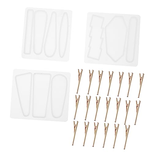 DOITOOL 1 Satz Teiliges Diy Haarklammer Gießform Set Kreative Schmuckformen Für Haarspangen Und Accessoires Für Kunsthandwerk Und Schmuckgestaltung 23 Stück von DOITOOL
