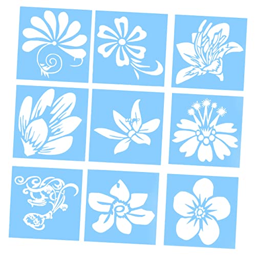 DOITOOL 1 Satz Teiliges Diy Zeichenschablonen Robustem Kreative Cake Decoration Templates Für Einfache Wiederverwendbare Malvorlagen Für Und Tortendekoration 9 Stück von DOITOOL