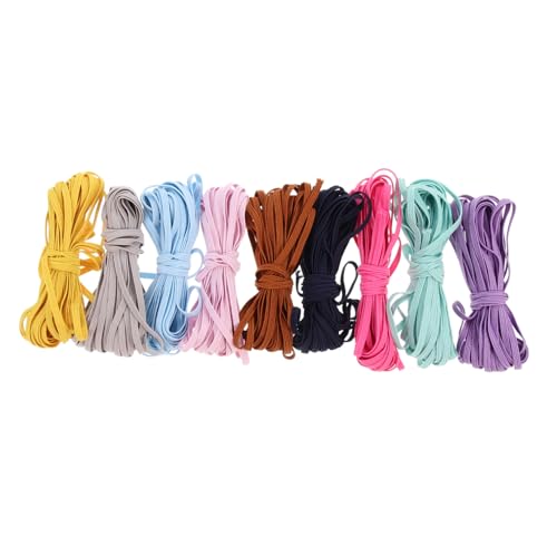 DOITOOL 1 Satz Teiliges Flache Gummibänder Für Diy Handarbeiten Elastische Bänder Hochwertigem Vielseitig Einsetzbar Für Kleidung Masken Und Mehr Zufällige Farbe 9 Stück DOITOOL 1 Satz Teiliges Flache Gummibänder Für Diy Handarbeiten Elastische Bänder Hochwertigem Vielseitig Einsetzbar Für Kleidung Masken Und Mehr Zufällige Farbe 9 Stück von DOITOOL