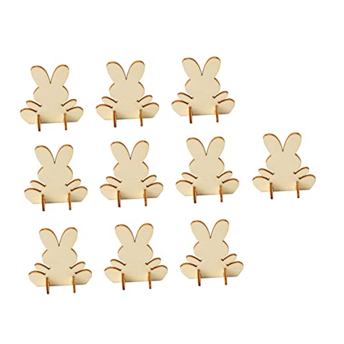 DOITOOL 1 Satz Teiliges Holzkaninchen Dekoration Diy Bastelmaterial Für Ostern Lustige Holzfiguren Für Zuhause Und Party Dekoration Für Kinderhandwerk Und Festtagsatmosphäre 10 Stück DOITOOL 1 Satz Teiliges Holzkaninchen Dekoration Diy Bastelmaterial Für Ostern Lustige Holzfiguren Für Zuhause Und Party Dekoration Für Kinderhandwerk Und Festtagsatmosphäre 10 Stück von DOITOOL