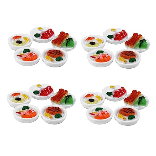 DOITOOL 1 Satz Teiliges Lebensmittel Simulation Charms Harz Für Diy Handyhüllen Dekoration Und Bastelbedarf Kreative Und Einzigartige Accessoires Für Ihr Handwerk 20 Stück von DOITOOL