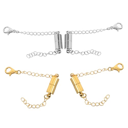 DOITOOL 1 Satz Teiliges Magnetischer Kettenverlängerer Für Schmuckverlängerung Mit Magnetverschluss Für Diy Armbänder Und Fußketten 4 Stück DOITOOL 1 Satz Teiliges Magnetischer Kettenverlängerer Für Schmuckverlängerung Mit Magnetverschluss Für Diy Armbänder Und Fußketten 4 Stück von DOITOOL