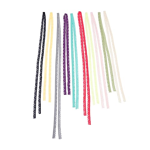 DOITOOL 1 Satz Teiliges Mix Farben Spitzenband Für Diy Pro Stück Für Bastelprojekte Dekoration Von Kleidung Accessoires Und Verpackungen Leicht Und Tragbar 10 Stück DOITOOL 1 Satz Teiliges Mix Farben Spitzenband Für Diy Pro Stück Für Bastelprojekte Dekoration Von Kleidung Accessoires Und Verpackungen Leicht Und Tragbar 10 Stück von DOITOOL
