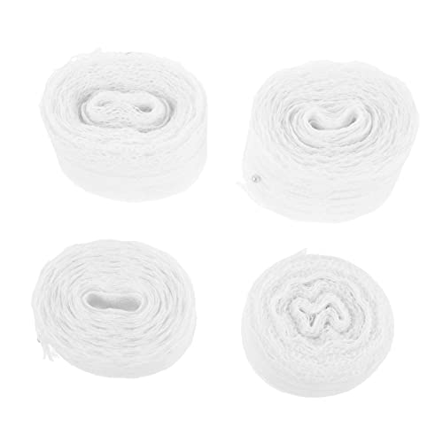 DOITOOL 1 Satz Teiliges Nonelastic Spitzenband Für Diy Kleidung Und Taschen Hochwertige Stoffdekoration Für Unterwäsche Und Accessoires Weiß 4 Stück DOITOOL 1 Satz Teiliges Nonelastic Spitzenband Für Diy Kleidung Und Taschen Hochwertige Stoffdekoration Für Unterwäsche Und Accessoires Weiß 4 Stück von DOITOOL