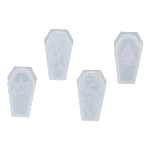 DOITOOL 1 Satz Teiliges Set Halloween Koffer Silikonform Für Diy Schmuckaufbewahrung Hochwertige Epoxidharz Gießformen Vielseitige Schmuckboxen Und Handwerksbedarf 4 Stück von DOITOOL