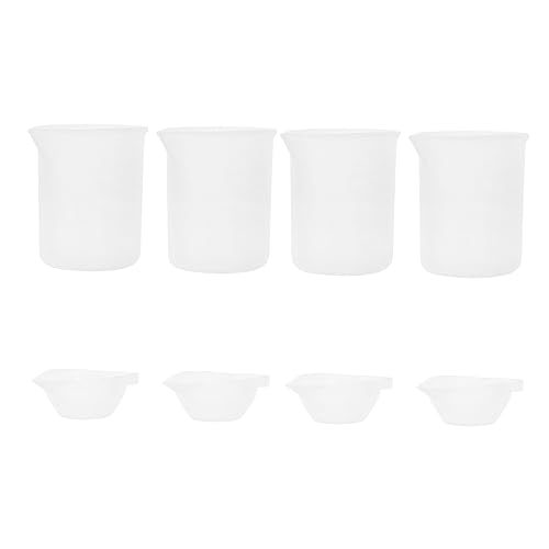 DOITOOL 1 Satz Teiliges Silikon Mischbecher Set Für Diy Pigmente Hautfreundliche Leicht Zu Reinigende Farbmischbecher Mit Spitzem Ausguss Zum Rühren Und Von Harz Und Acrylfarben 8 Stück DOITOOL 1 Satz Teiliges Silikon Mischbecher Set Für Diy Pigmente Hautfreundliche Leicht Zu Reinigende Farbmischbecher Mit Spitzem Ausguss Zum Rühren Und Von Harz Und Acrylfarben 8 Stück von DOITOOL