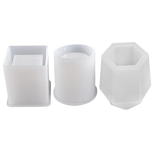 DOITOOL 1 Satz Teiliges Silikonform Für Stifthalter Diy Mould Für Epoxidharz Für Einzigartige Aufbewahrungslösungen Und Bastelprojekte 3 Stück von DOITOOL
