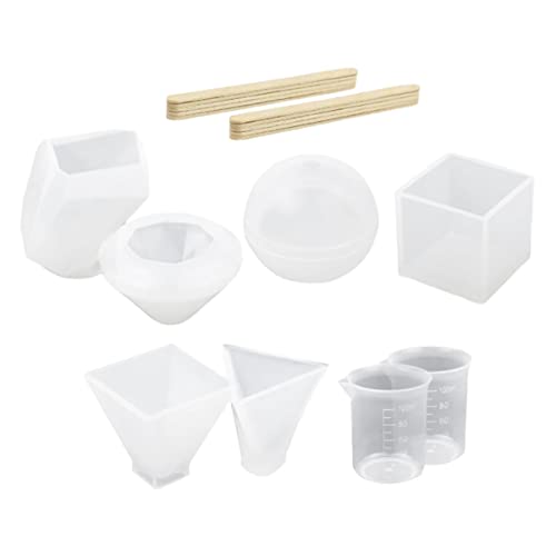 DOITOOL 1 Satz Teiliges Silikonformen Set für Diy Handwerk Dekorative Gießformen für Kunsthandwerk und Kerzenherstellung Einfache Demontage Klare Textur Geeignet für Harz DOITOOL 1 Satz Teiliges Silikonformen Set für Diy Handwerk Dekorative Gießformen für Kunsthandwerk und Kerzenherstellung Einfache Demontage Klare Textur Geeignet für Harz von DOITOOL