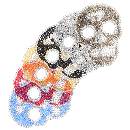 DOITOOL 1 Satz Teiliges Skull Patches Selbstklebende Applikationen Für Kleidung Jeans Und Taschen Hochwertige Bügelbilder Zur Individuellen Gestaltung Und Reparatur 6 Stück von DOITOOL