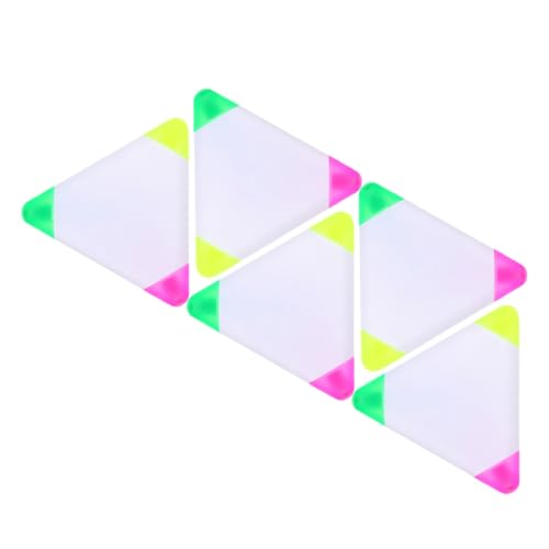 DOITOOL 1 Satz Textmarker Hoch Stifte Graffiti -marker Helle Highlighter Journaling-marker Süße Markierungen Marker Für Künstler Fluoreszierender Stift Färbung Marker Plastik Bunt 5 Stück von DOITOOL