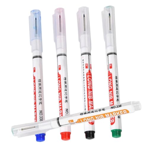 DOITOOL 1 Satz Textmarker Tischler Baumarker Dauerhaft Lang Multi Purpose Deep Hole Marker Stifte Professionelle Schreinerstifte Stift Markierstift Kohlenstoffstahl 5 Stück DOITOOL 1 Satz Textmarker Tischler Baumarker Dauerhaft Lang Multi Purpose Deep Hole Marker Stifte Professionelle Schreinerstifte Stift Markierstift Kohlenstoffstahl 5 Stück von DOITOOL