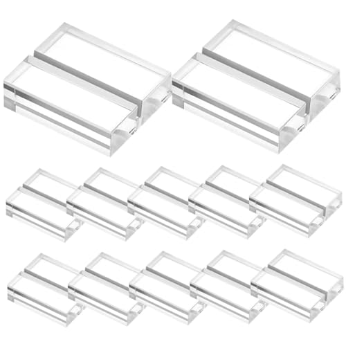 DOITOOL 1 Satz Tischkartenhalter Aus Acryl Displays Für Hochzeiten Restaurants Und Zuhause Stabil Modern Und Langlebig Für Tischnummern Und Platzkarten 12 Stück von DOITOOL