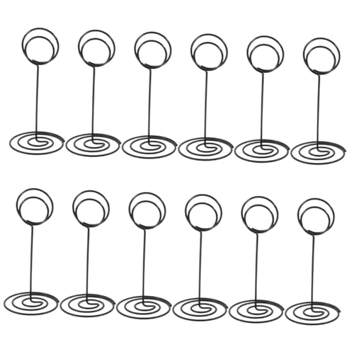 DOITOOL 1 Satz Tischkartenhalter Aus Platzkartenhalter Für Hochzeit Party Veranstaltungen Dekorative Fotohalter Für Menükarten Memos Fotos Mit Stabiler Basis 12 Stück DOITOOL 1 Satz Tischkartenhalter Aus Platzkartenhalter Für Hochzeit Party Veranstaltungen Dekorative Fotohalter Für Menükarten Memos Fotos Mit Stabiler Basis 12 Stück von DOITOOL