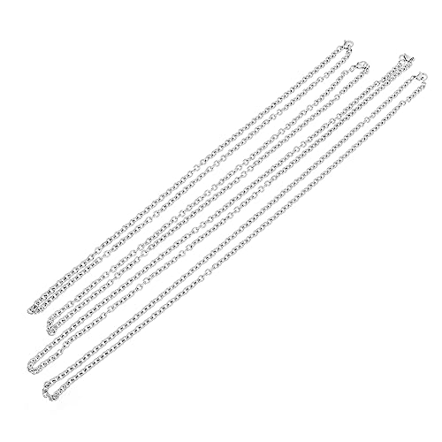 DOITOOL 1 Satz Titanstahl Ketten Für Diy Schmuckherstellung Teilig Und Langlebig Und Vielseitig Für Anhänger Und Basteln 4 Stück von DOITOOL