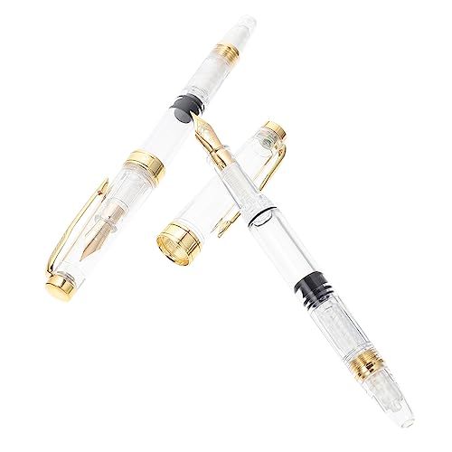 DOITOOL 1 Satz Transparent Füllfederhalter Mit Kolbenmechanismus Kalligraphie Stifte Für Präzises Schreiben Für Kreative Projekte Langlebig 2 Stück DOITOOL 1 Satz Transparent Füllfederhalter Mit Kolbenmechanismus Kalligraphie Stifte Für Präzises Schreiben Für Kreative Projekte Langlebig 2 Stück von DOITOOL