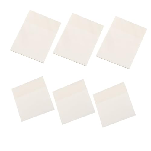 DOITOOL 1 Satz Transparente Selbstklebende Haftnotizen Wiederverwendbare Memo Pads Für Notizen Und Markierungen Und Praktisch Für Schule Und Büro 6 Stück DOITOOL 1 Satz Transparente Selbstklebende Haftnotizen Wiederverwendbare Memo Pads Für Notizen Und Markierungen Und Praktisch Für Schule Und Büro 6 Stück von DOITOOL