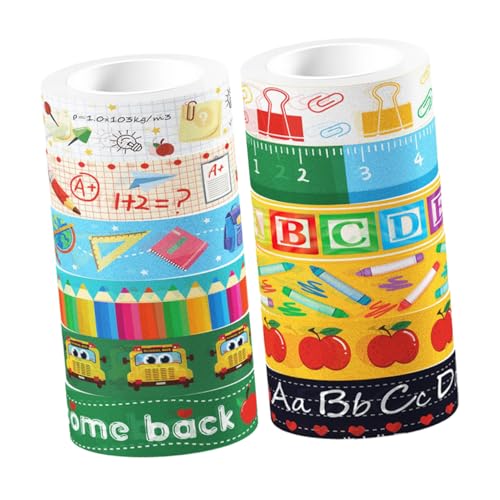 DOITOOL 1 Satz Transparentes Rollband Aufkleber Pastell Schrott Dekoration Scrapbooking-zubehör Scrapbook-klebebänder Selber Machen Dekorative Papierbänder Dekorative Klebebänder 12rollen DOITOOL 1 Satz Transparentes Rollband Aufkleber Pastell Schrott Dekoration Scrapbooking-zubehör Scrapbook-klebebänder Selber Machen Dekorative Papierbänder Dekorative Klebebänder 12rollen von DOITOOL