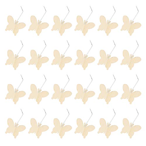 DOITOOL 1 Satz Unvollendete Holz Ausschnitte Für Diy Bastelprojekte Leere Holzschmetterlinge Zum Bemalen Für Kreative Dekoration Und 50 Stück DOITOOL 1 Satz Unvollendete Holz Ausschnitte Für Diy Bastelprojekte Leere Holzschmetterlinge Zum Bemalen Für Kreative Dekoration Und 50 Stück von DOITOOL