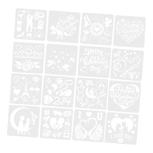 DOITOOL 1 Satz Valentinstag Vorlage Zum Zeichnen Von Wänden Für Valentinstag Schablonen Groß Zum Malen Klein Wiederverwendbar Scrapbooking Das Haustier 16 Stück DOITOOL 1 Satz Valentinstag Vorlage Zum Zeichnen Von Wänden Für Valentinstag Schablonen Groß Zum Malen Klein Wiederverwendbar Scrapbooking Das Haustier 16 Stück von DOITOOL