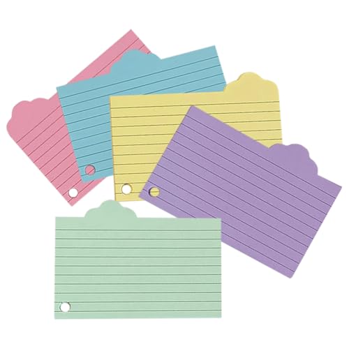 DOITOOL 1 Satz Vokabelheft Aus Notizpapier Ungefüttert Material Wolke Klebrig Karteikarte Student Mit Indexpapiere Kleine Notizbilder Kleiner Notizblock Memo Notizbücher Aufnehmen 125blatt von DOITOOL