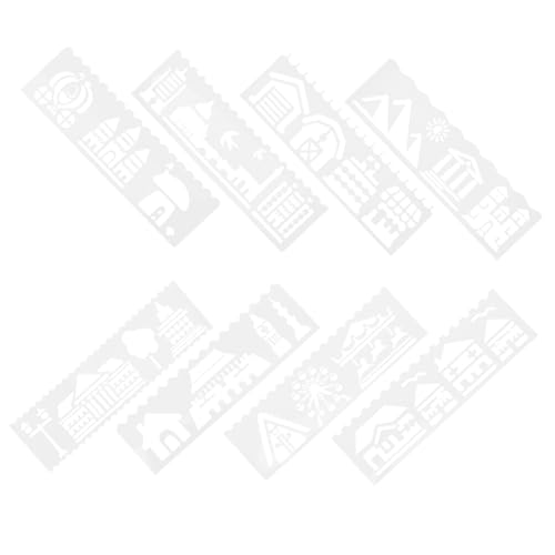 DOITOOL 1 Satz Vorlage für Architekturmalerei Vorlagen zum Basteln Handwerksbedarf Malvorlage Bastelmaterialien Malschablonen für Holz Musterschablonen pp Weiß DOITOOL 1 Satz Vorlage für Architekturmalerei Vorlagen zum Basteln Handwerksbedarf Malvorlage Bastelmaterialien Malschablonen für Holz Musterschablonen pp Weiß von DOITOOL