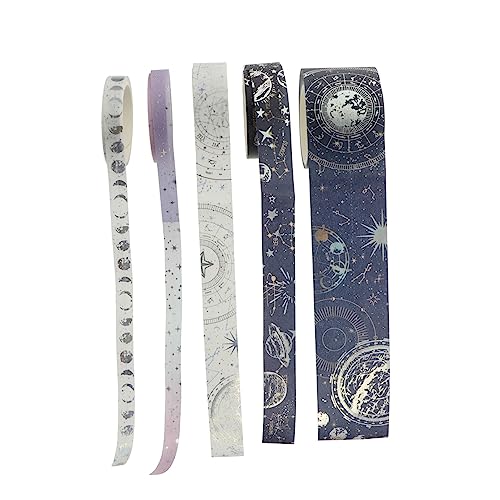 DOITOOL 1 Satz Washi Klebebänder Diy Scrapbook Tapes für Dekoration Haftend Meisten Oberflächen für Planer und Bastelprojekte Elegantes Design mit Hot Stamping DOITOOL 1 Satz Washi Klebebänder Diy Scrapbook Tapes für Dekoration Haftend Meisten Oberflächen für Planer und Bastelprojekte Elegantes Design mit Hot Stamping von DOITOOL