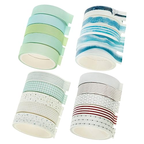 DOITOOL 1 Satz Washi Tape Diy Klebeband Für Scrapbooking Handbuch Tagebuch Und Kunsthandwerk Pro Rolle Verschiedene Designs Praktischen Paket 20 Rollen von DOITOOL