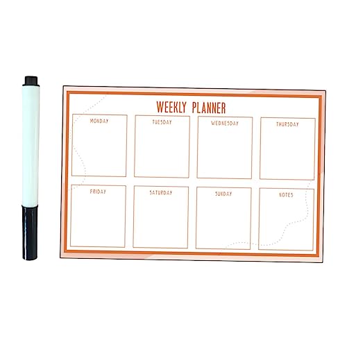 DOITOOL 1 Satz Whiteboard-Aufkleber wöchentlich abreißen Wöchentliche Trockenlöschtafel für die Wand büroorganisation office organizer Notizblock Zeichenbrett für Löschbare Tafel von DOITOOL