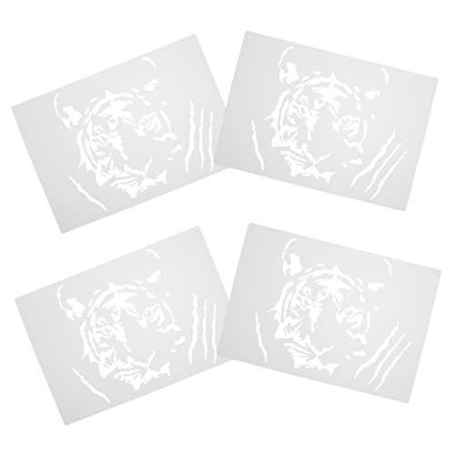 DOITOOL 1 Satz Zeichenschablonen Werkzeugschablonen Zum Malen Strukturschablonen Tierkrallenschablonen Für Transparente Tieralbum Dekorschablone Malschablone Für 4 Stück DOITOOL 1 Satz Zeichenschablonen Werkzeugschablonen Zum Malen Strukturschablonen Tierkrallenschablonen Für Transparente Tieralbum Dekorschablone Malschablone Für 4 Stück von DOITOOL