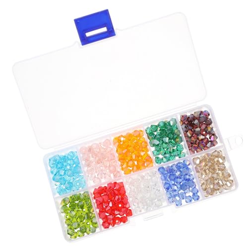 DOITOOL 1 Schachtel Ab Farbige Glasperlen für Schmuckherstellung Lose Spacer Perlen zum Basteln von Armbändern und Ohrringen für Kreative Diy Projekte und Heimdeko von DOITOOL