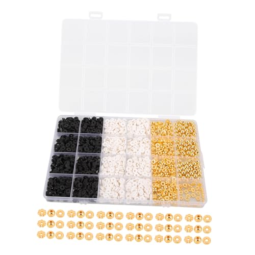 DOITOOL 1 Schachtel Armband -set Runde, Glatte, Lose Kugelperlen Rohrabstandsperlen Lose Perlen Zum Basteln Handwerkliche Herstellung Von Perlen Schmuck Perlen Machen Diy-perlen Plastik DOITOOL 1 Schachtel Armband -set Runde, Glatte, Lose Kugelperlen Rohrabstandsperlen Lose Perlen Zum Basteln Handwerkliche Herstellung Von Perlen Schmuck Perlen Machen Diy-perlen Plastik von DOITOOL