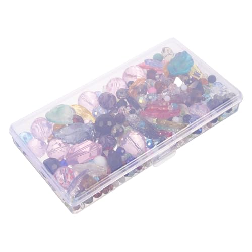 DOITOOL 1 Schachtel Bunte Glasperlen DIY Schmuck Bastelmaterial Handgemachte Charms Armband Perlen für Auffädeln Kleine Perlen für Armbänder und Halsketten Zubehör von DOITOOL