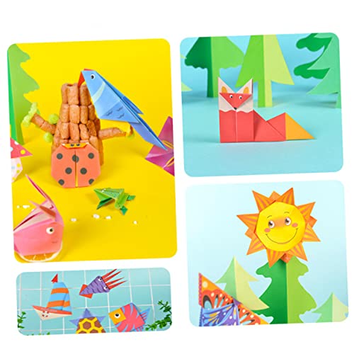 DOITOOL 1 Schachtel Bunte Origami Papiere für Kreative Bastelsets mit Cartoonhaften Tiermotiven Lernspielzeug für Mädchen Sichere und Einfache Falttechnik für Gemeinsame Bastelstunden DOITOOL 1 Schachtel Bunte Origami Papiere für Kreative Bastelsets mit Cartoonhaften Tiermotiven Lernspielzeug für Mädchen Sichere und Einfache Falttechnik für Gemeinsame Bastelstunden von DOITOOL