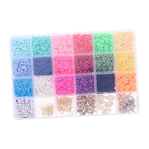 DOITOOL 1 Schachtel Bunte Polymer Perlen Set Diy Schmuckherstellung mit Dekorativen Perlen für Armbänder Ohrringe Teiliges Kit für Kreative Bastelprojekte von DOITOOL