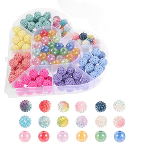 DOITOOL 1 Schachtel Diy Acrylperlen für Armbänder und Bastelkit für Schmuckherstellung Vielseitige und Praktische Perlen für Kreative Handarbeiten von DOITOOL